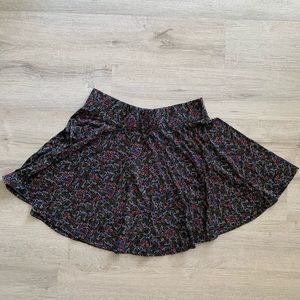 Flowy floral skirt